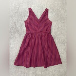 Heart of Haute Size 1X Purple Striped Dress